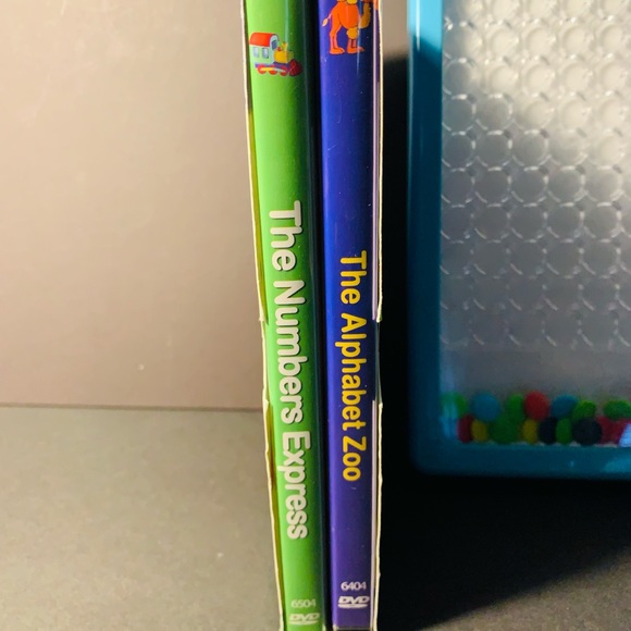 New DVD Alphabet & DVD Numbers with Vintage magnetic counting board sale - Picture 4 of 10